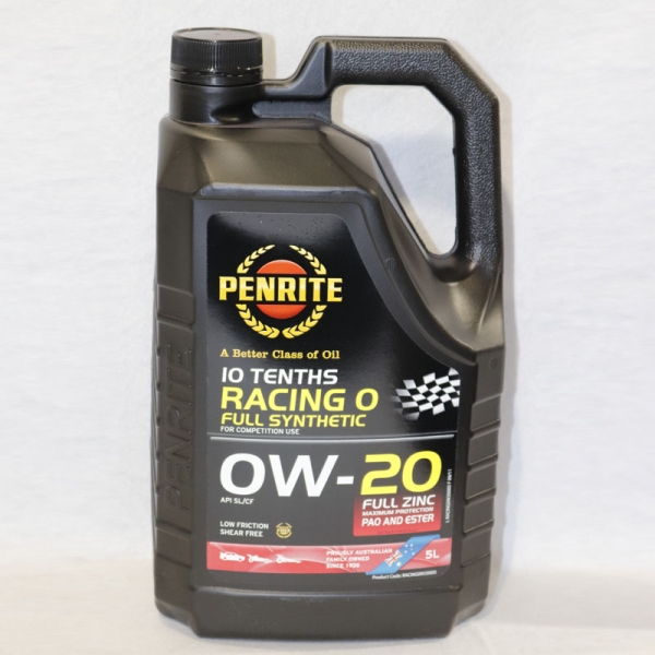 Penrite Tenths Racing 0 (0W-20) 5 Liter